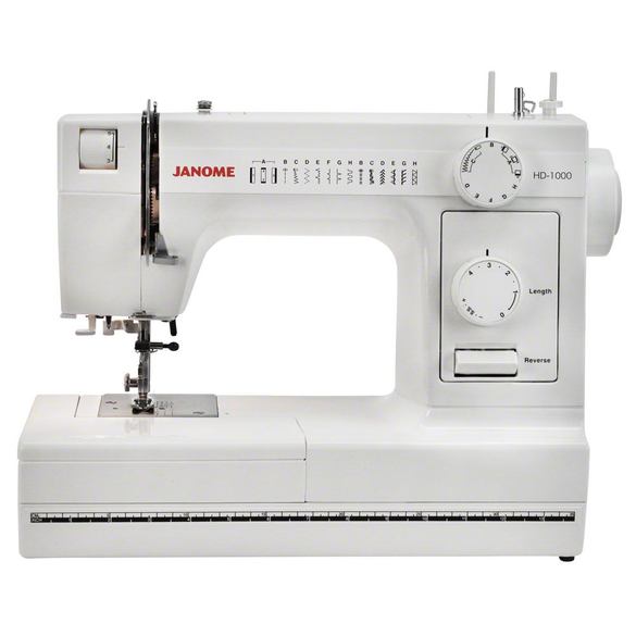 Missing Janome HD1000, 5) sewing machine