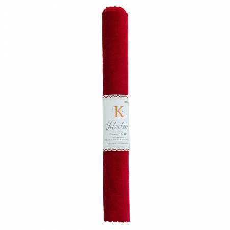 Kimberbell Velveteen - Crimson