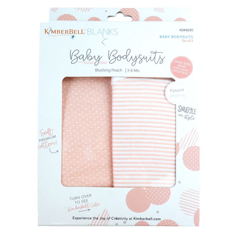 KimberBell Blushing Peach Infant Bodysuit Set, 6-9 Months (RETIRED)