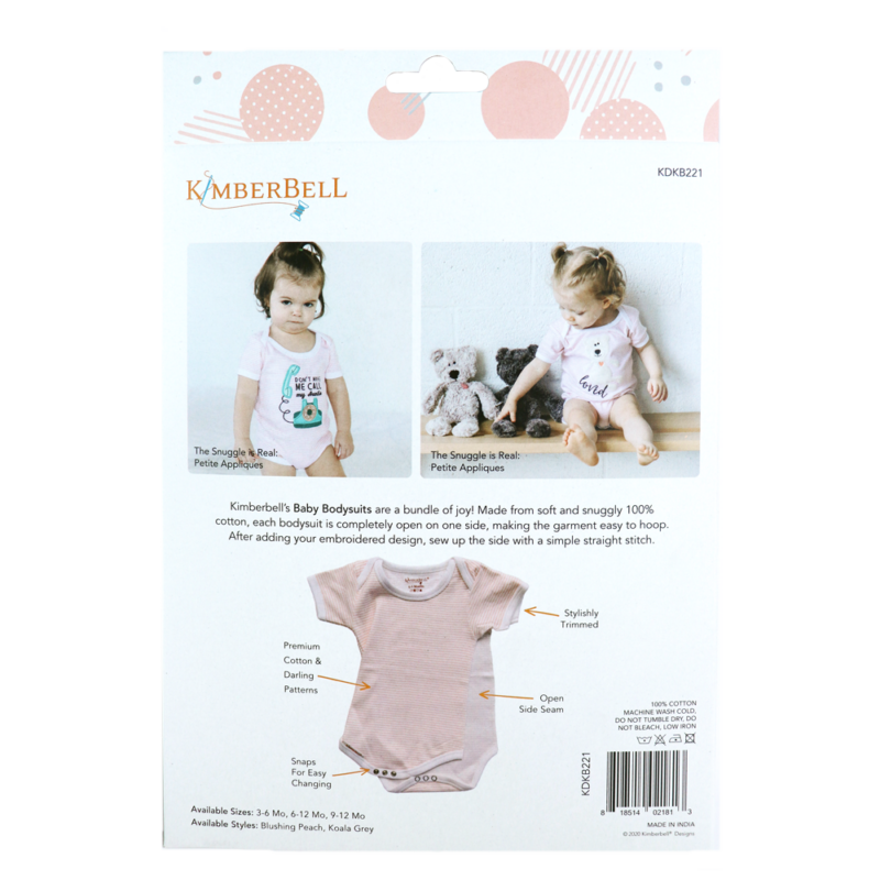 KimberBell Blushing Peach Infant Bodysuit Set, 6-9 Months (RETIRED) - Image 11