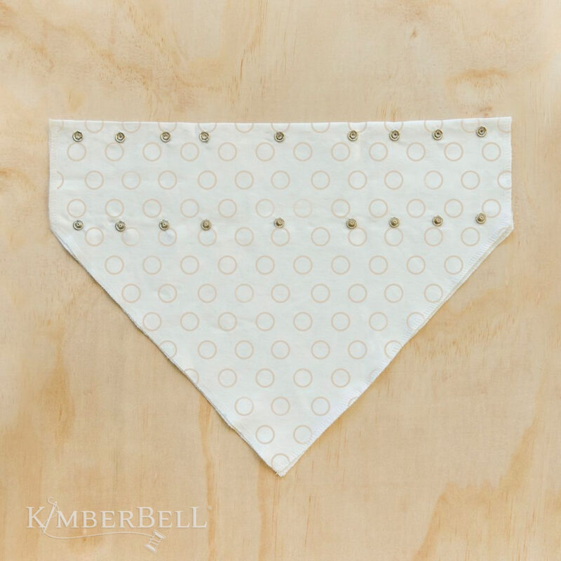 KimberBell Pet Kerchief Blank, Set of 2 - Tan and White - Image 9