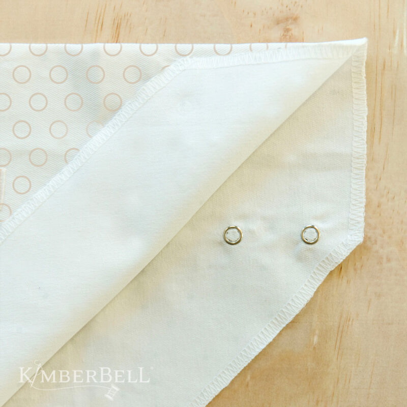 KimberBell Pet Kerchief Blank, Set of 2 - Tan and White - Image 8