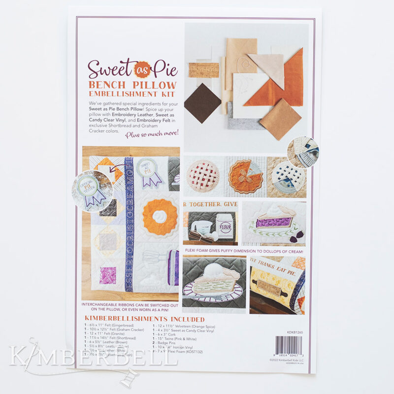 Kimberbell Sweet as Pie Embellishment Kit