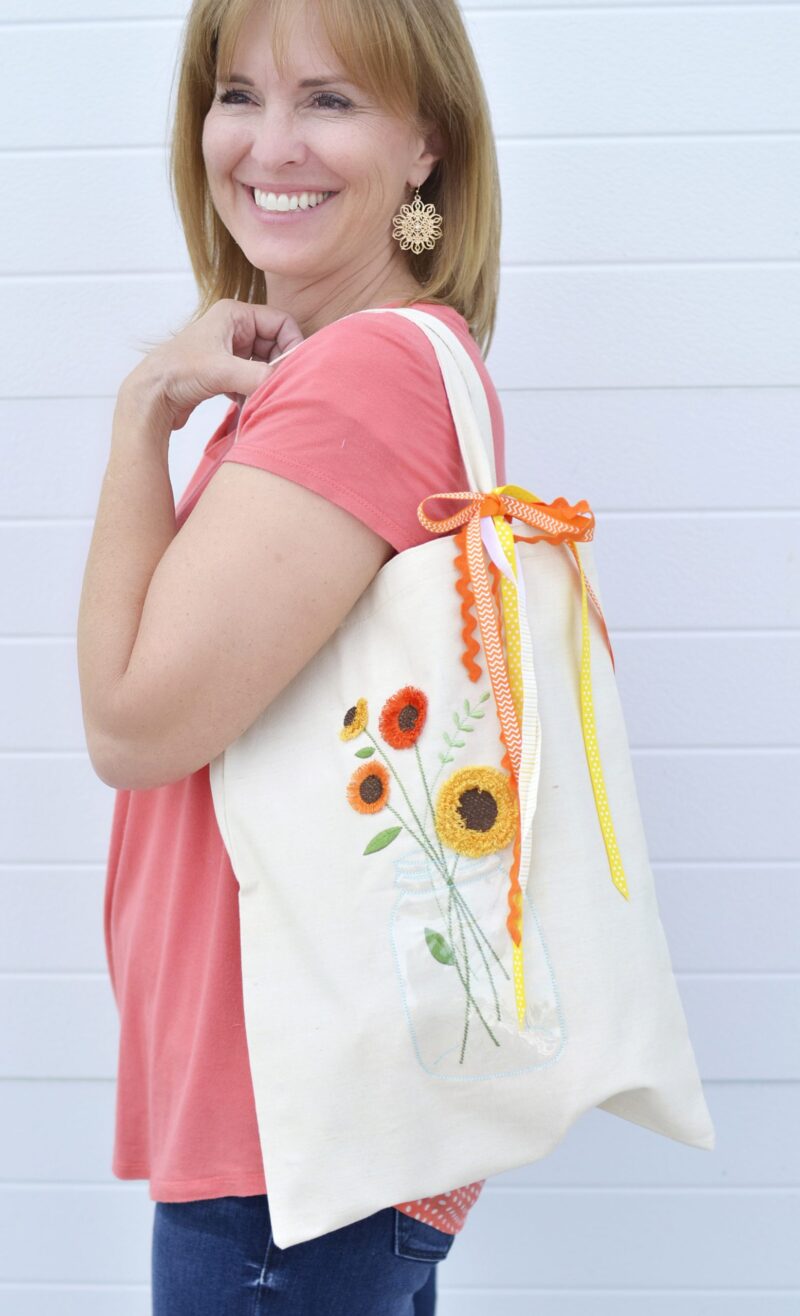 KimberBell Open Side Seam Canvas Tote Blank - Image 3