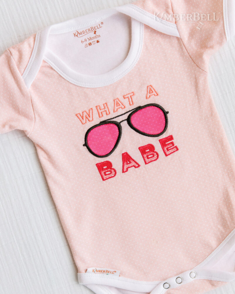 KimberBell Blushing Peach Infant Bodysuit Set, 6-9 Months (RETIRED) - Image 2