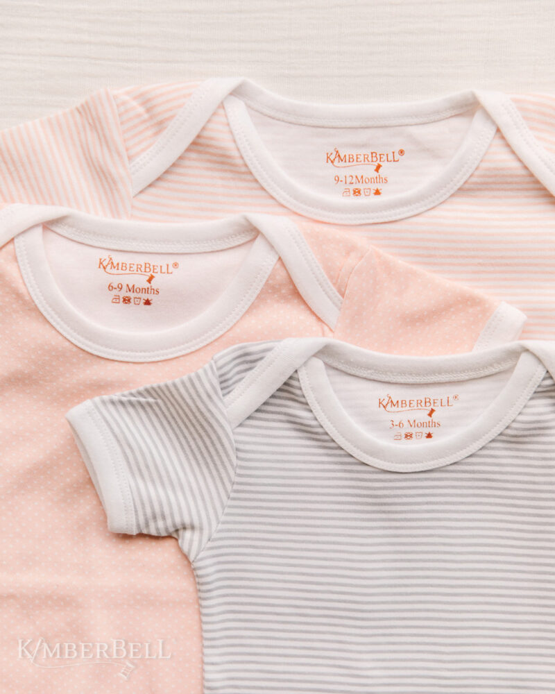 KimberBell Blushing Peach Infant Bodysuit Set, 6-9 Months (RETIRED) - Image 13
