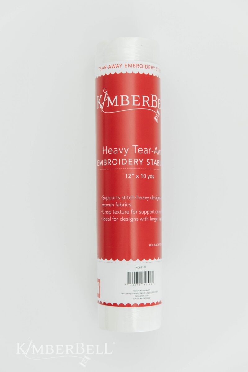 Kimberbell Heavy Tear Away Embroidery Stabilizer: 12″ x 10 yds