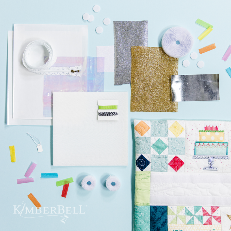 Kimberbell Shout Hooray! Bench Pillow - Embellishment Kit - Image 4