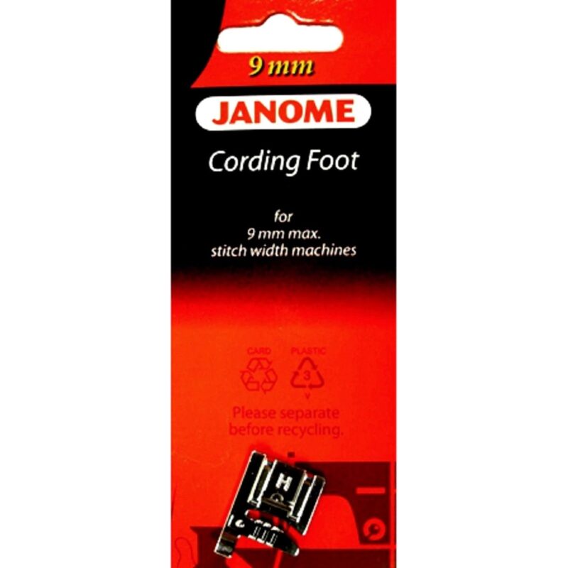 Cording Foot 9mm Memory Craft 12000