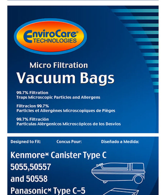 Kenmore 5055 Bags 3pk - Type Q, C