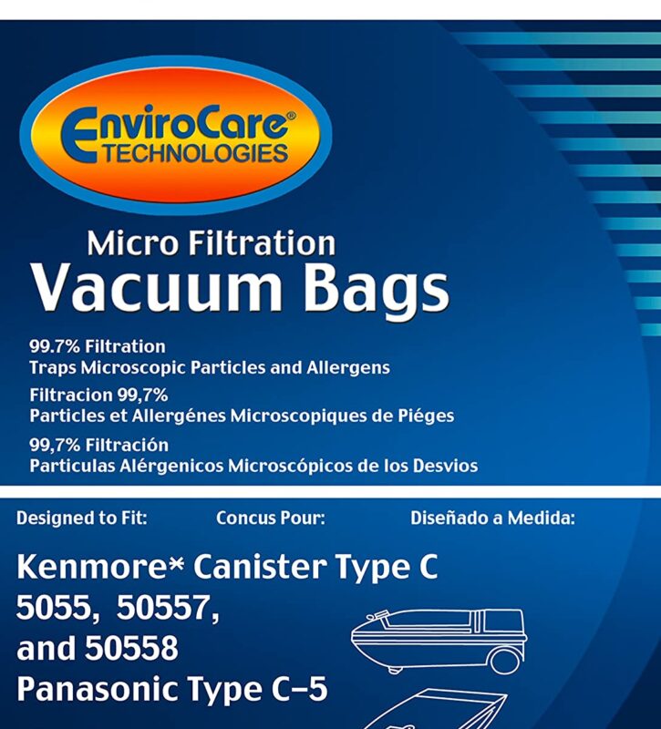 Kenmore 5055 Bags 9pk - Type Q, C