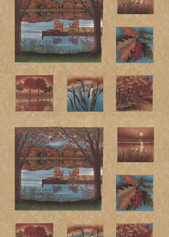 Moda Autumn Reflections Amber Light Panel