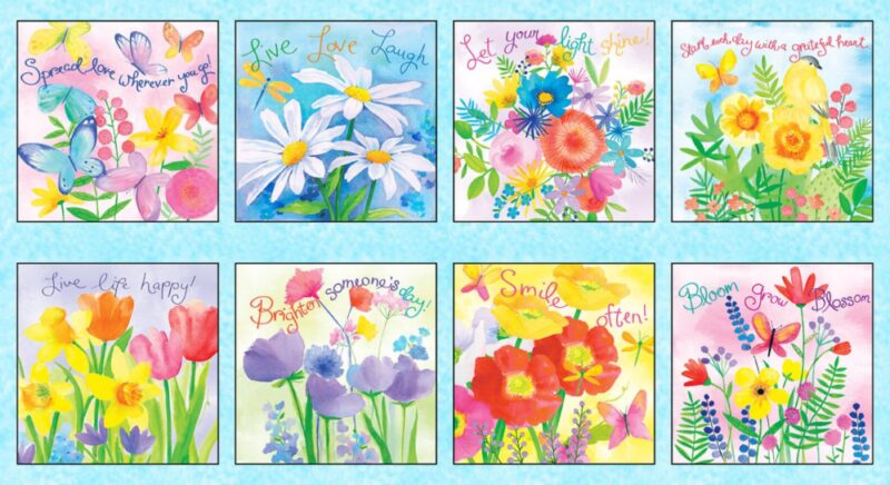 Blank Bloom Bouquet Panel
