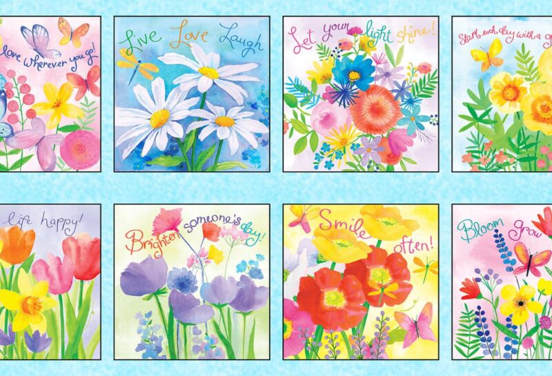 Blank Bloom Bouquet Panel