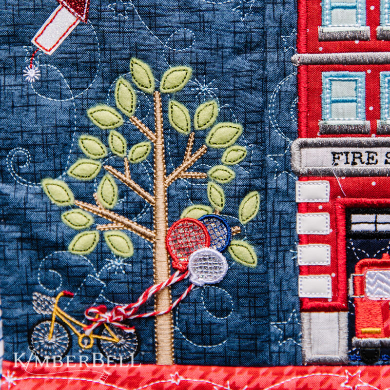 Kimberbell Main Street Celebration Pillow, CD - Image 5
