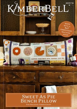 Sweet As Pie Bench Pillow# KD5118