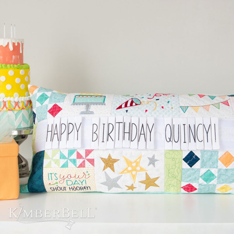 Kimberbell Shout Hooray! Bench Pillow CD - Image 13