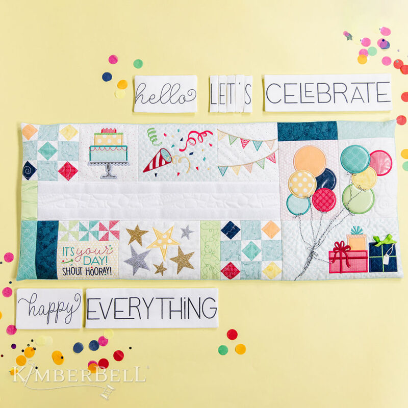 Kimberbell Shout Hooray! Bench Pillow CD - Image 10