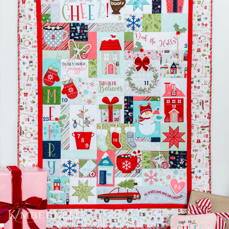 Kimberbell Cup Of Cheer Advent Quilt, Embroidery CD - Image 10