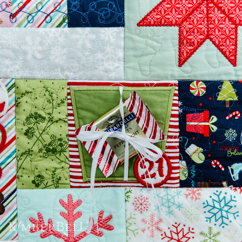 Kimberbell Cup Of Cheer Advent Quilt, Embroidery CD - Image 6