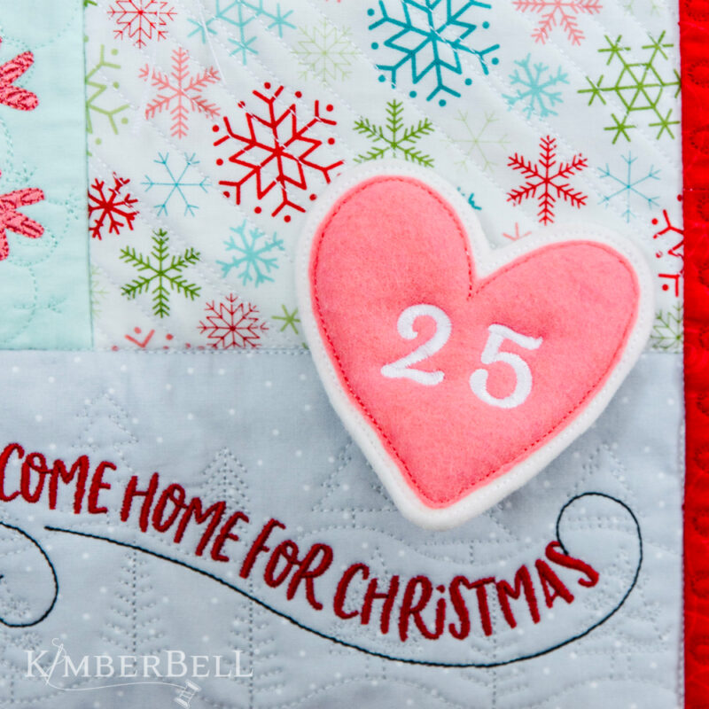 Kimberbell Cup Of Cheer Advent Quilt, Embroidery CD - Image 5