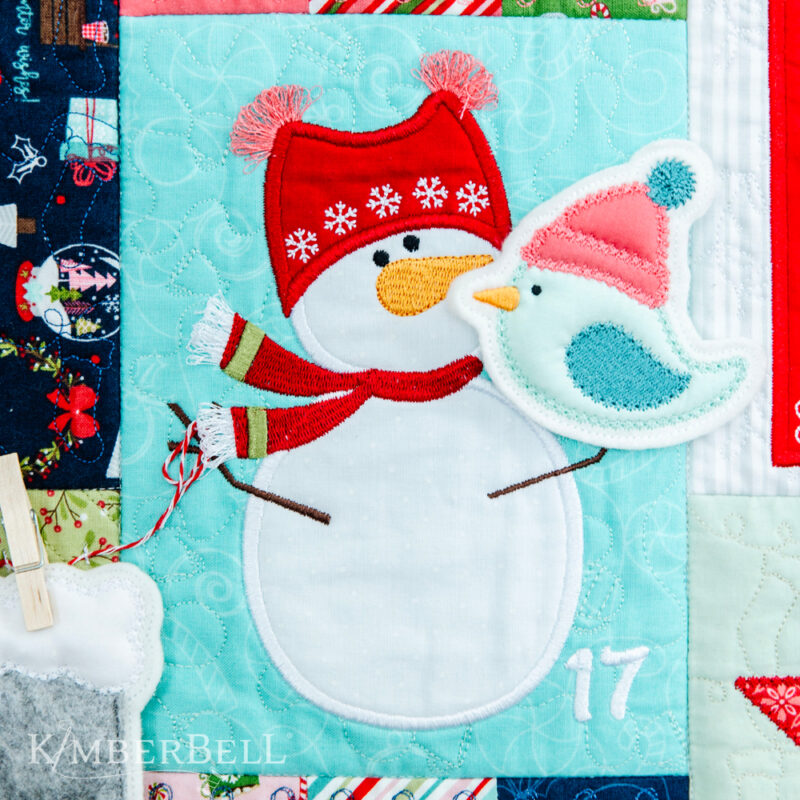 Kimberbell Cup Of Cheer Advent Quilt, Embroidery CD - Image 4