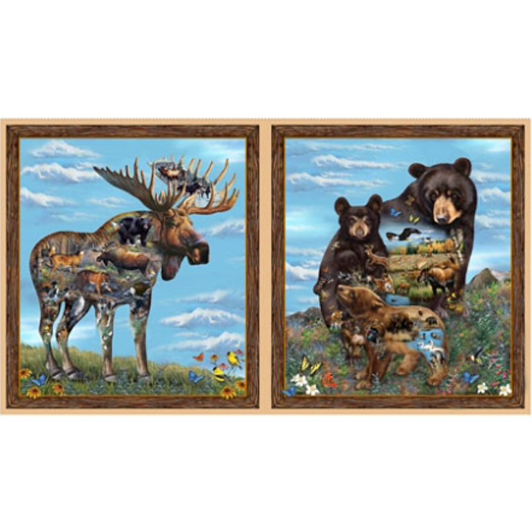 QT Artworks Moose & Bear Panel