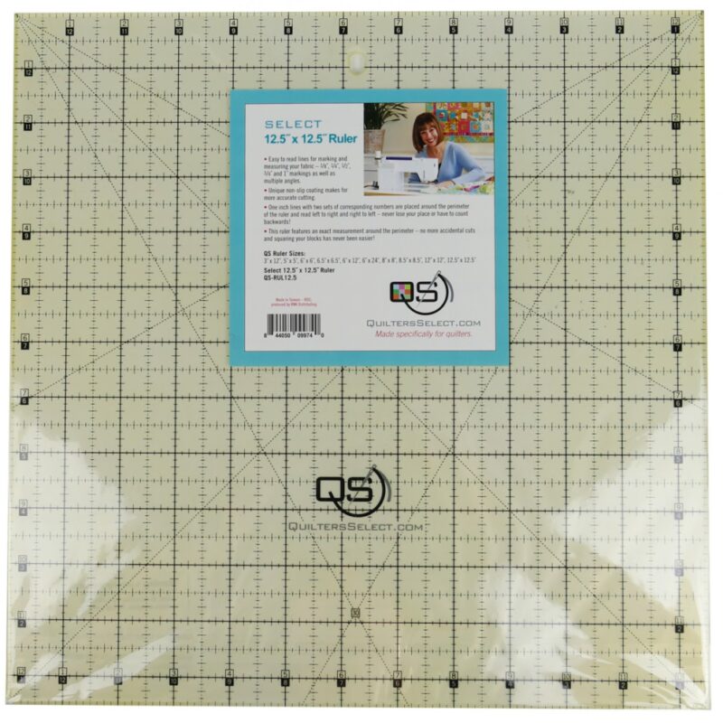 QS 12-1/2in x 12-1/2in Non-Slip Ruler