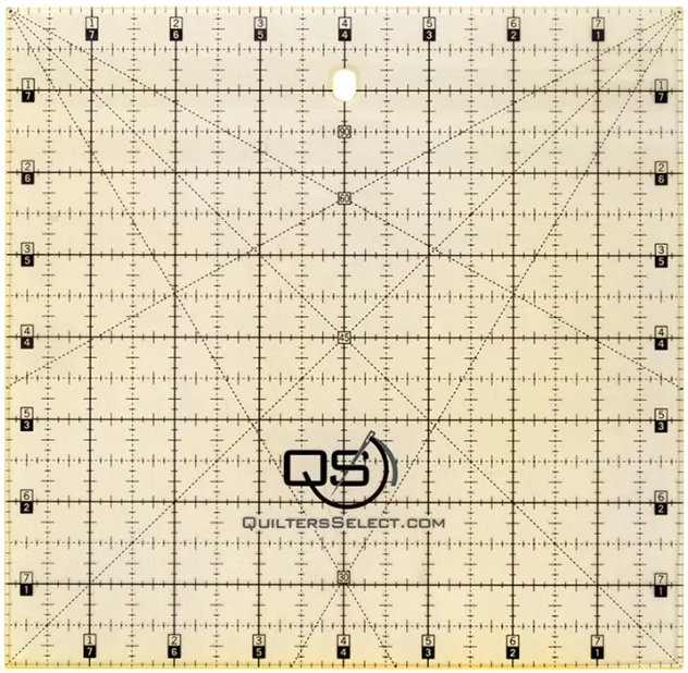 QS 8" x 8" Non-Slip Ruler