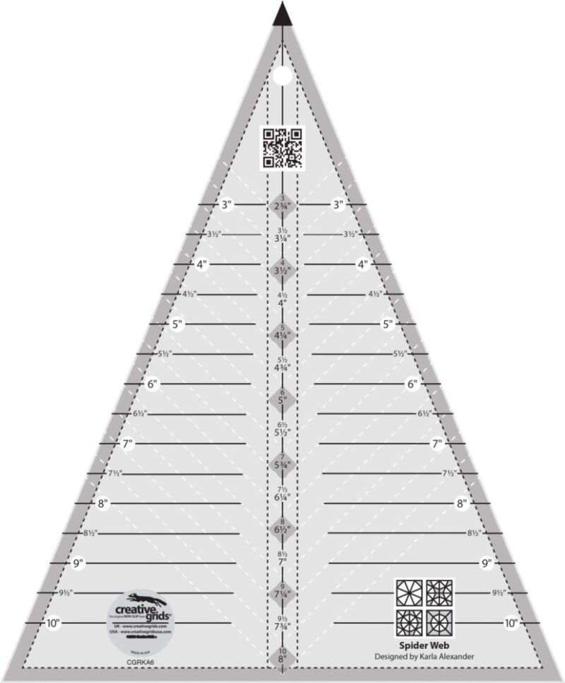 Creative Grids Spider Web ruler