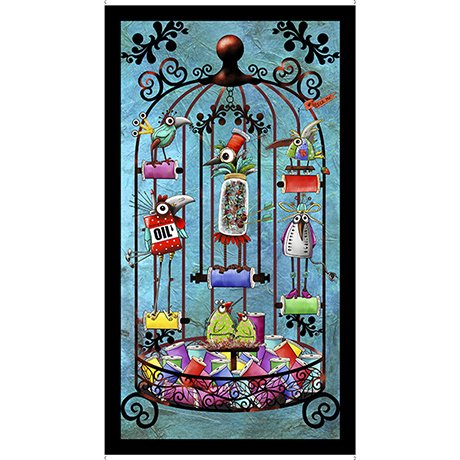 Steampunk Stitchery Panel