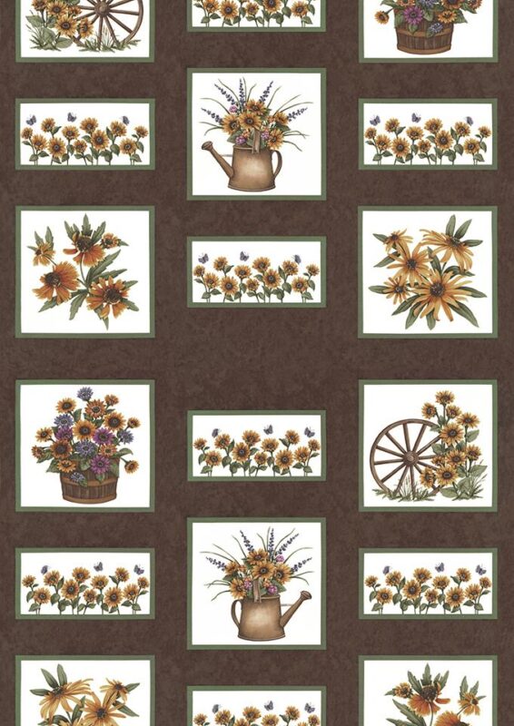 Moda Sunflower Garden Panel