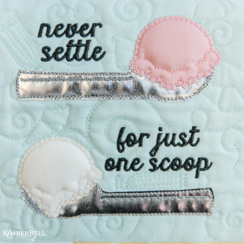 Kimberbell Two Scoops Bench Pillow CD - Image 11