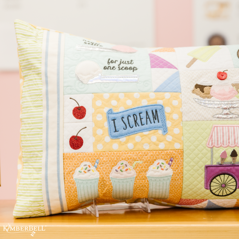 Kimberbell Two Scoops Bench Pillow CD - Image 7