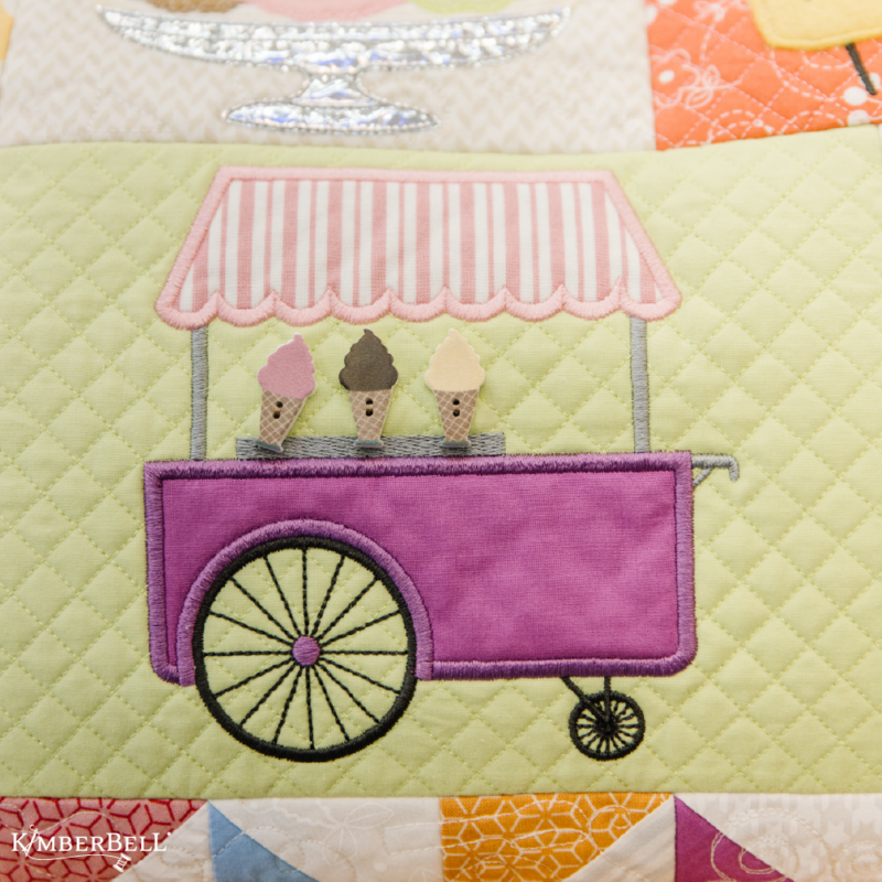 Kimberbell Two Scoops Bench Pillow CD - Image 4