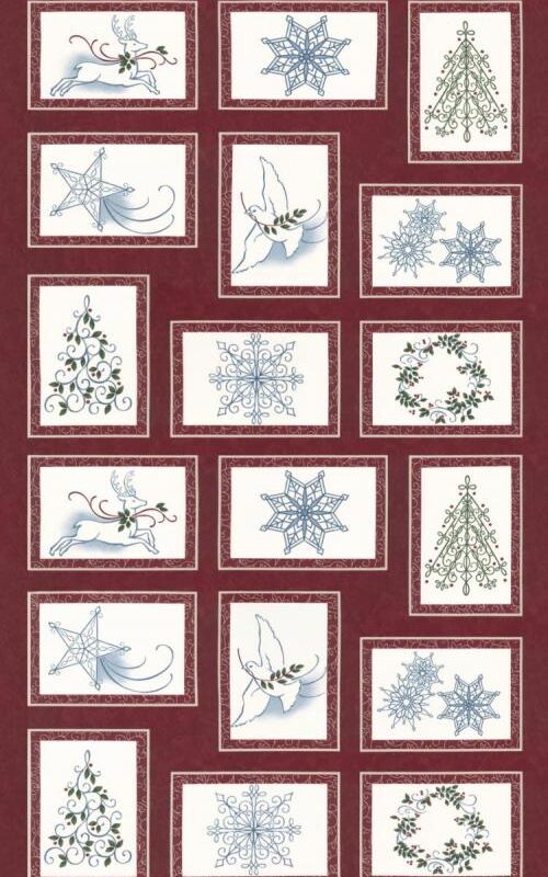 Moda Winter Flurries Multi Panel