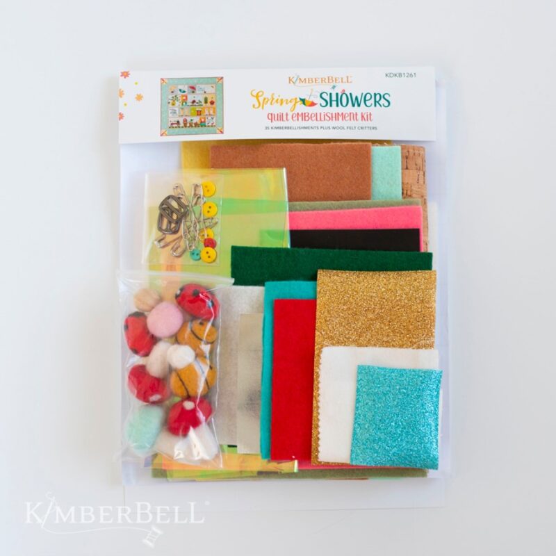 KBimberbell Spring Showers - Quilt Embellishment Kit