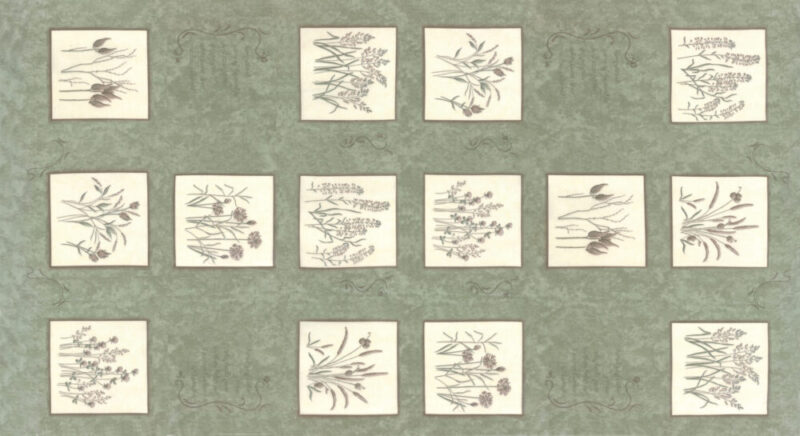 Moda - Prairie Grass - Pepper Grass Panel