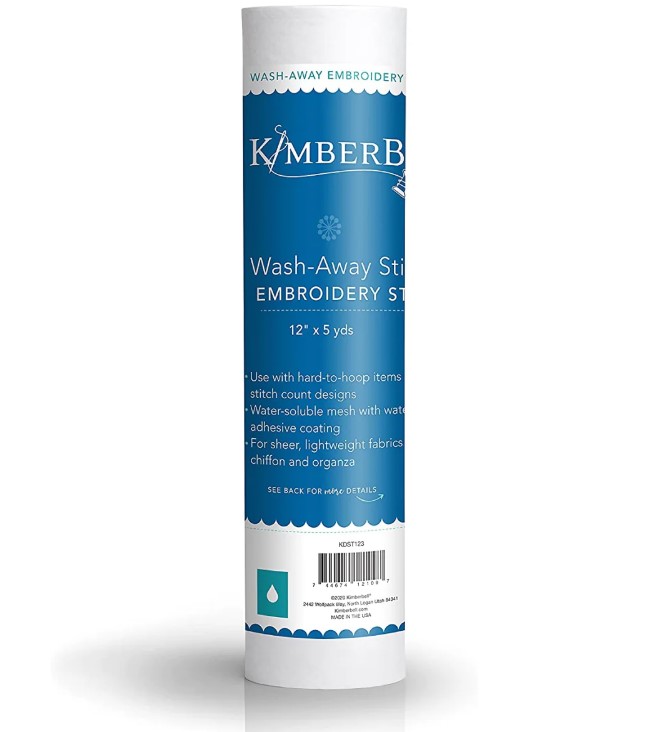 KB Wash-Away Sticky Back - 12"x 5 yds
