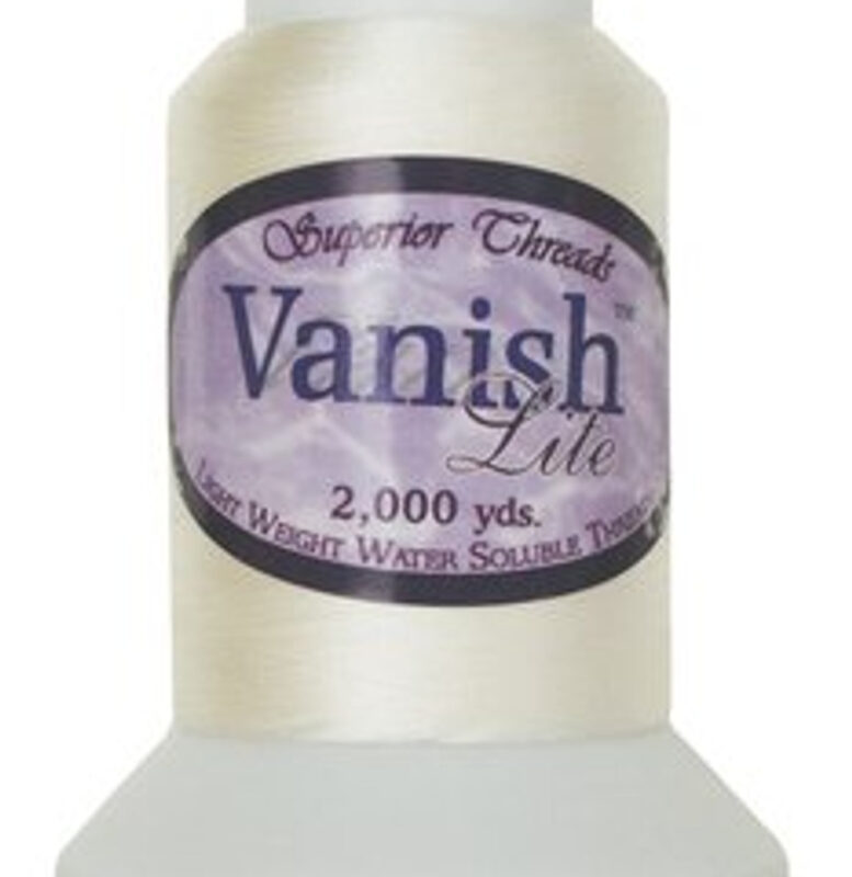 Vanish-Lite Water Soluble Thread - 2,000 Yd