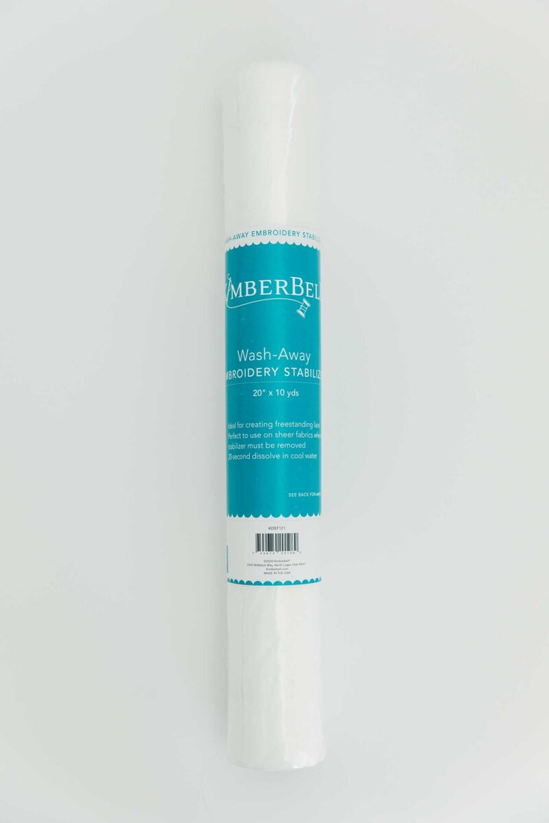 Kimberbell Wash Away Embroidery Stabilizer: 20" x 10 yds