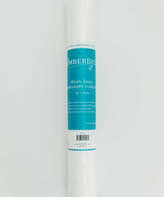 Kimberbell Wash Away Embroidery Stabilizer: 20" x 10 yds