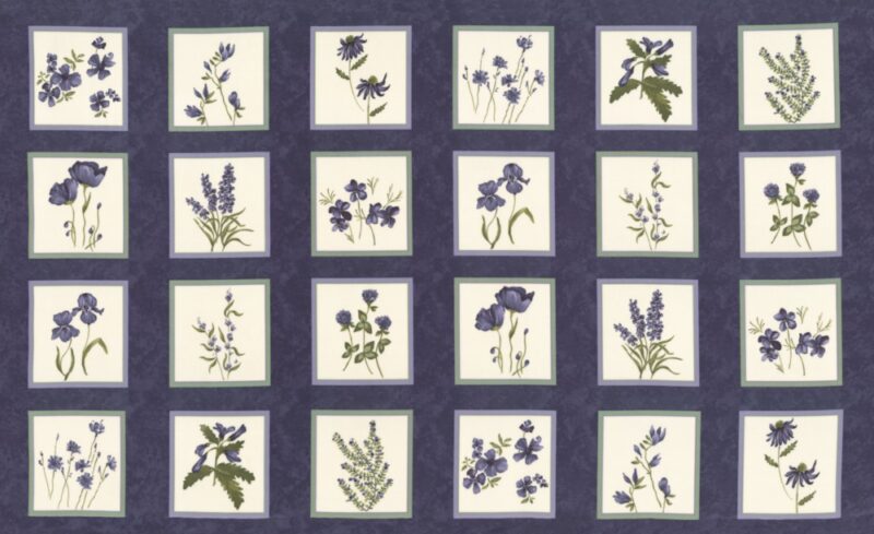 Wild Iris Panel