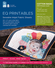 EQ Printables  Fabric Sheets 6pk