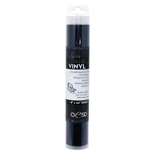 OESD Luxe Sparkle Vinyl - Blue - 8"x20" roll
