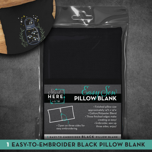 OESD Pillow Blank - Black