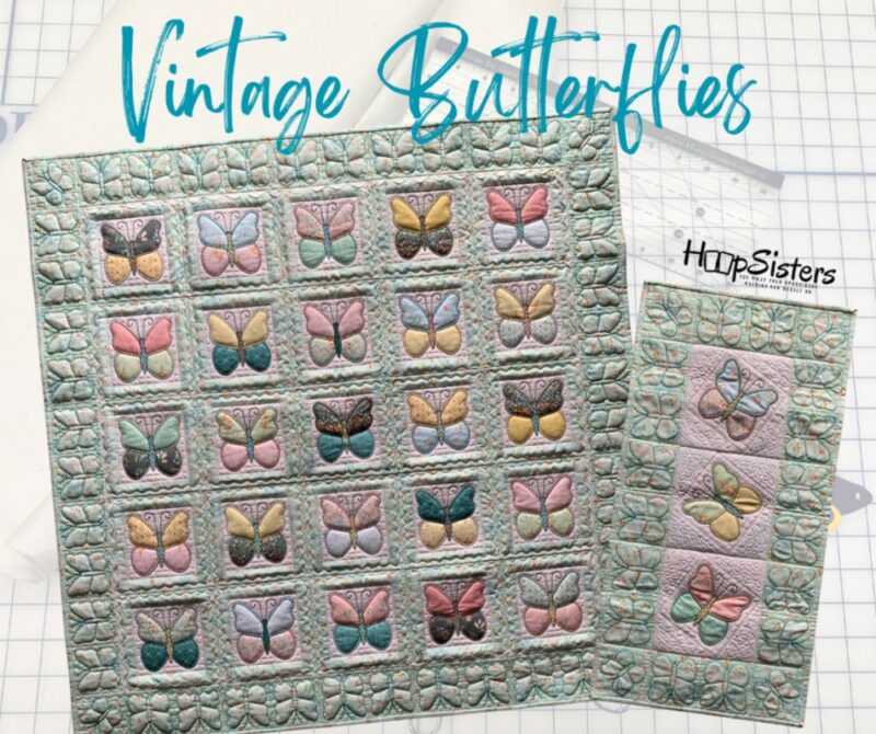 Hoop Sisters Vintage Butterflies