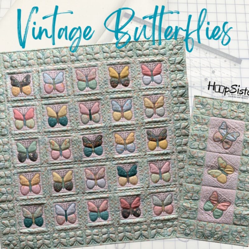 Hoop Sisters Vintage Butterflies