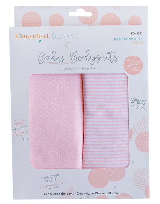 KB Baby Bodysuits 3-6mo Blushing Peach