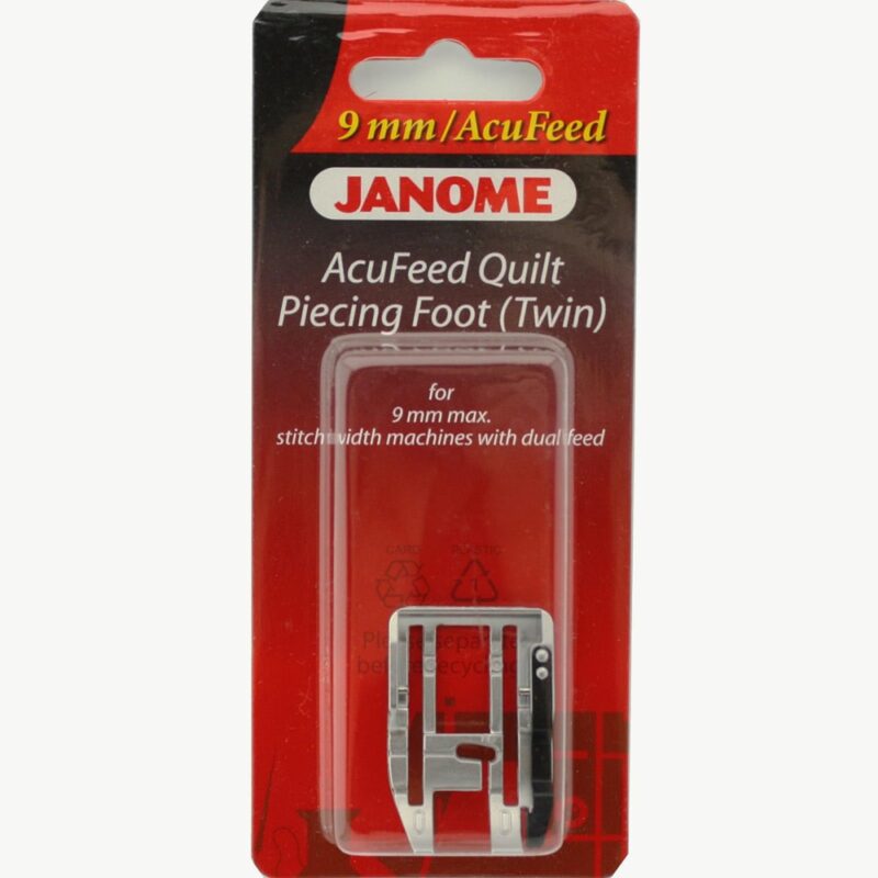 Acufeed Qulit Piecing Foot (twin) - 9mm max with Dual Feed